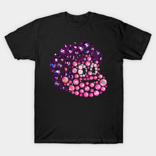 Bubbly Personality T-Shirt by stevenlefcourt